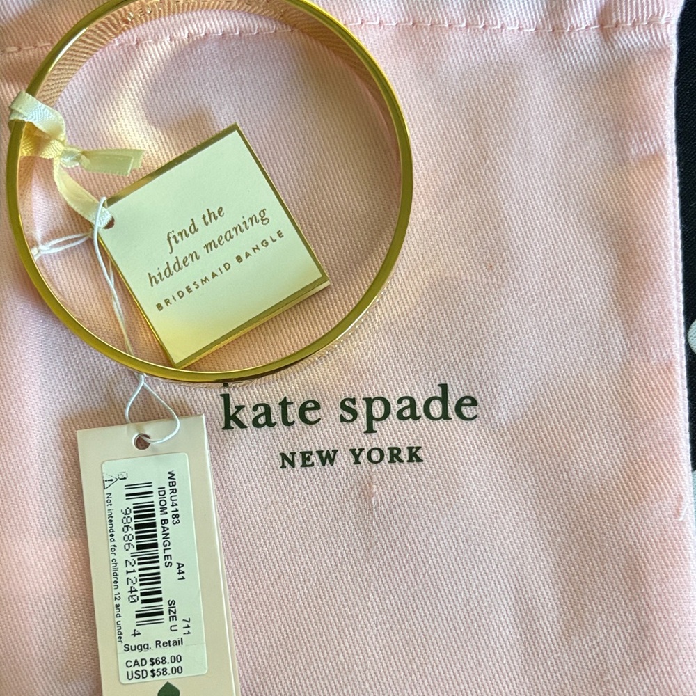 Kate Spade Yellow Gold Bangle Bridesmaid